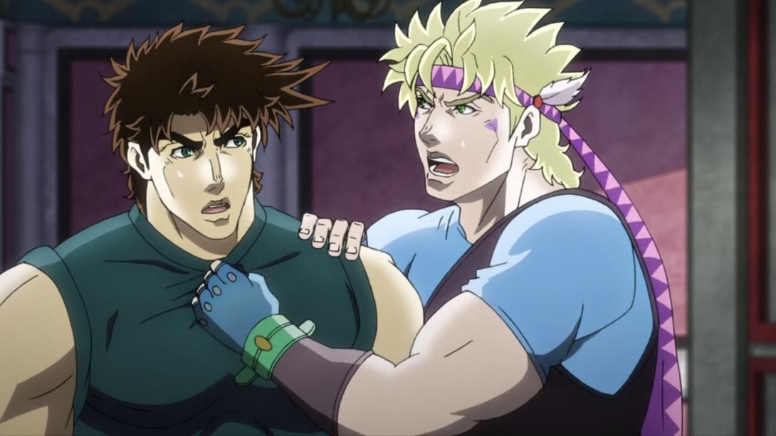 Звезда джостаров. Причёска Джозефа Джостара. Джо Джо Battle tendency.