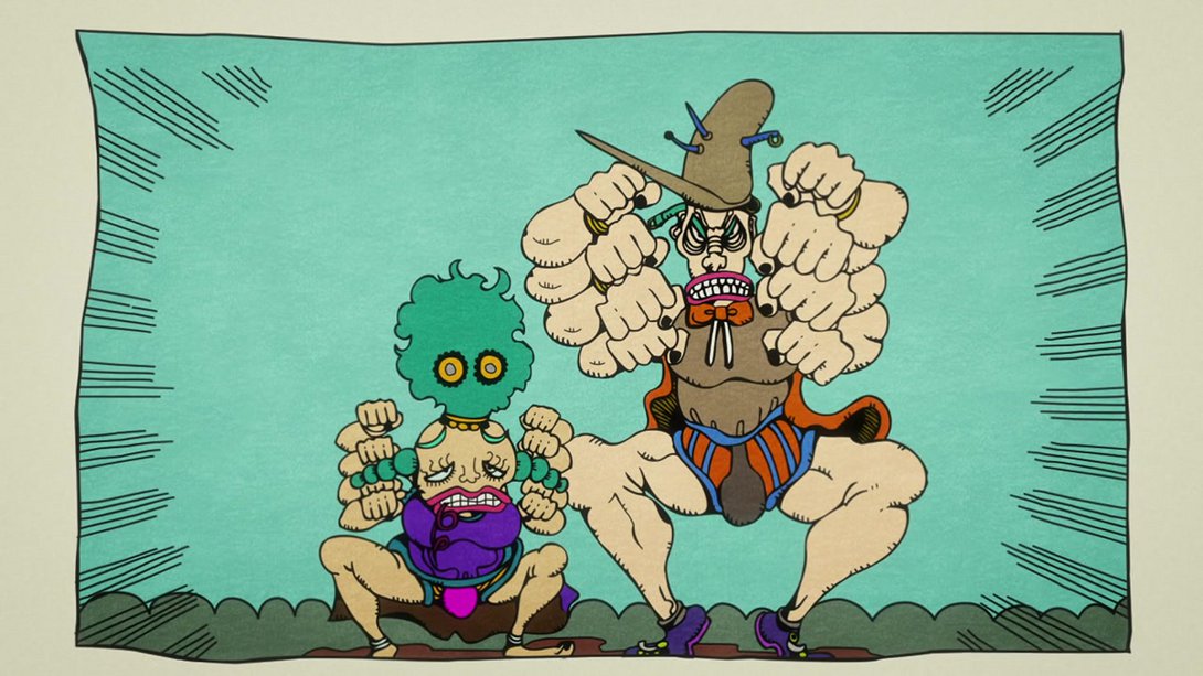 boingo, oingo, and thoth (jojo no kimyou na bouken and 1 more) drawn by  gap_(pdmng)