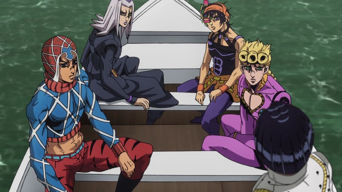 Jojo's Bizarre Adventure: Vento Aureo – ep 22 – The Clash entre Aerosmith e  Talking Heads