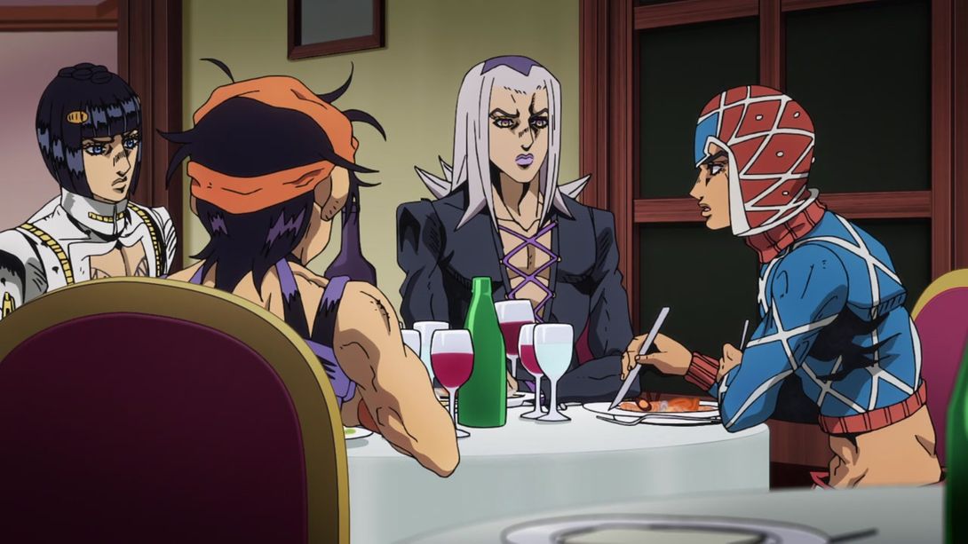 Jojo's Bizarre Adventure: Vento Aureo – ep 22 – The Clash entre Aerosmith e  Talking Heads