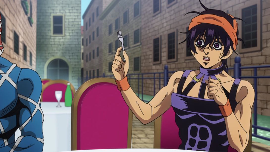 Jojo's Bizarre Adventure: Vento Aureo – ep 22 – The Clash entre Aerosmith e  Talking Heads