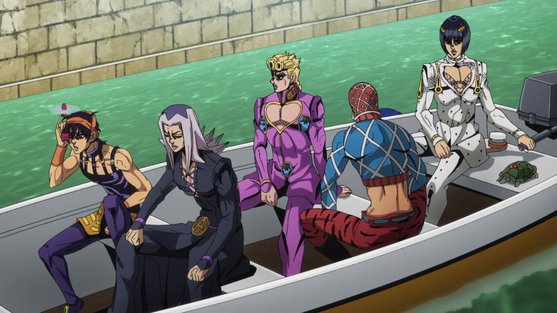 Jojo's Bizarre Adventure: Vento Aureo – ep 22 – The Clash entre Aerosmith e  Talking Heads