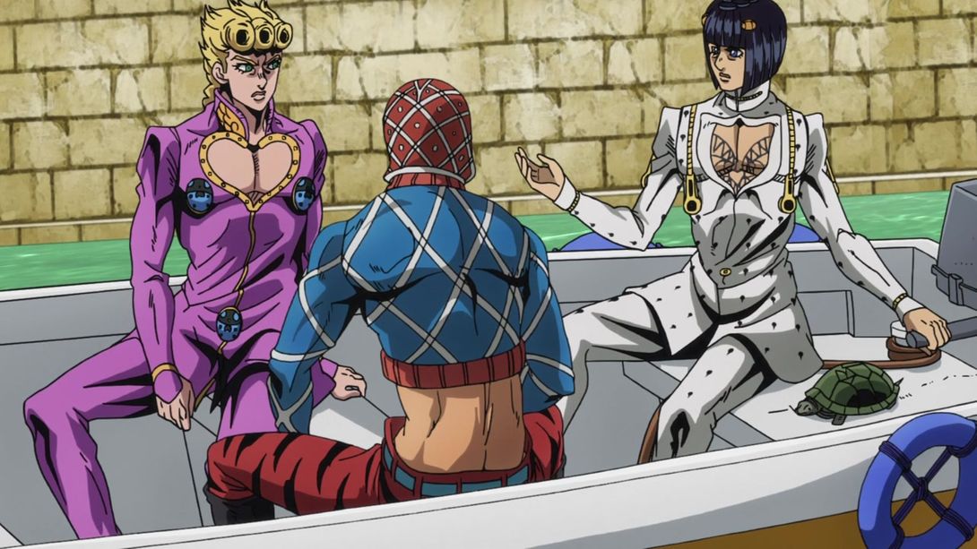 Jojo's Bizarre Adventure: Vento Aureo – ep 22 – The Clash entre Aerosmith e  Talking Heads