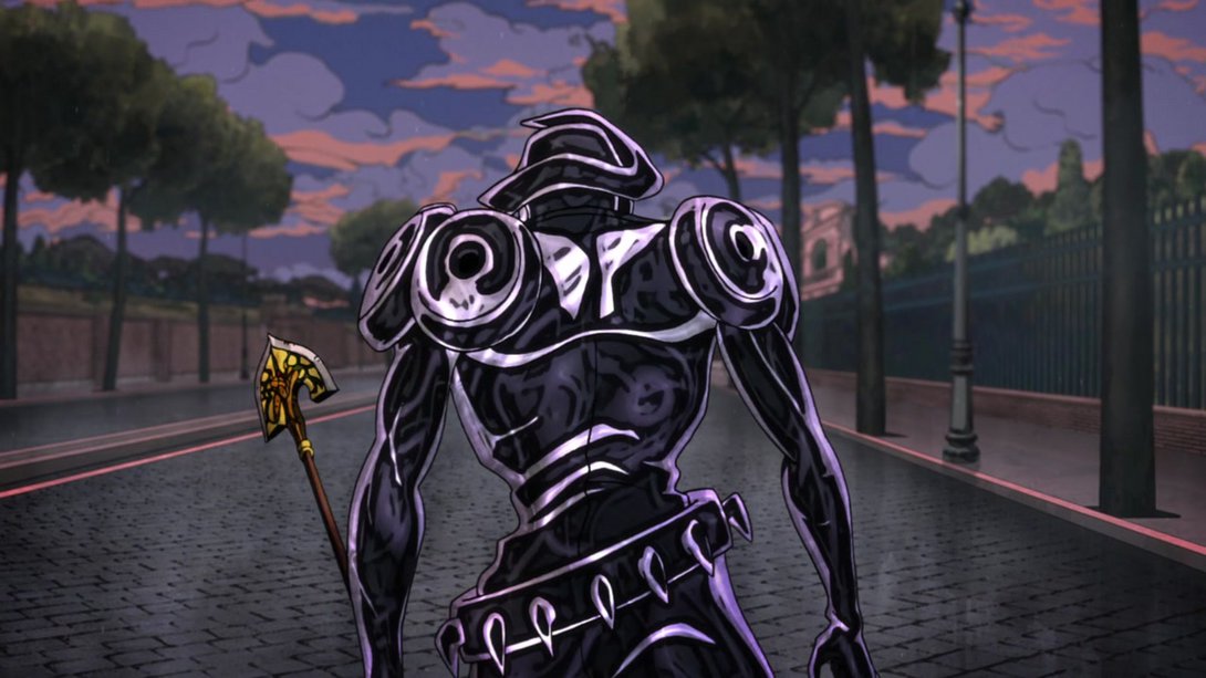 Chariot Requiem Walking While Stardust Requiem Plays