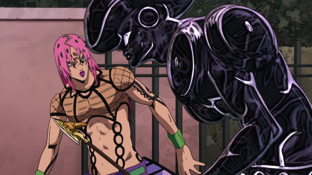 Chariot Requiem Walking While Stardust Requiem Plays